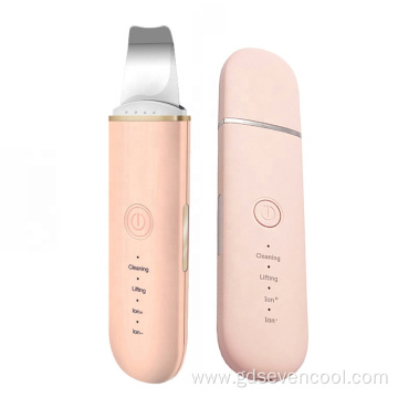 Portable Private Logo Facial Ultrasonic Skin Scrubber